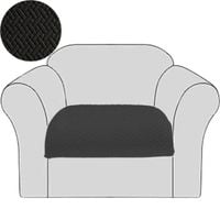 POKROWIEC NA SOFĘ SIEDZISKO OPARCIE JODEŁKA CZARNY