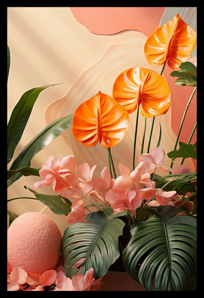 Plakat 30x45cm Pomarańczowy Raj zdjęcie 2