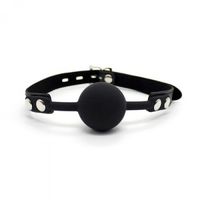 knebel ball gag + block (nero)