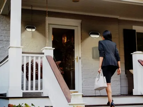 Lampa ścienna zewnętrzna + czujnik ruchu zmierzchu na Ganek Przed wejście na Arena.pl