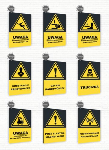 Tabliczka znak informacyjny 30x20 Antracyt WSTĘP WZBRONIONY Aluminiowa na Arena.pl