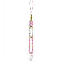 ZAWIESZKA NA TELEFON HELLO KITTY PEARLS AND BEADS KITTY CHARM RÓŻOWA