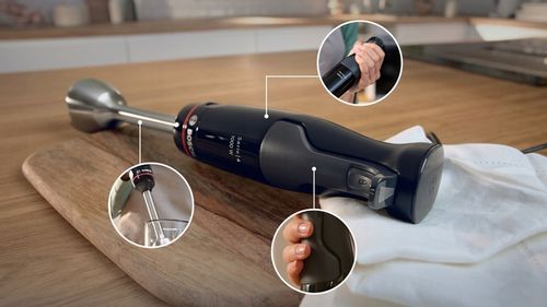 Blender ręczny Bosch MSM4B610 Mocny 1000W Stalowy Nóż QuattroBlade Pojemnik na Arena.pl