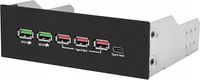 KONCENTRATOR USB 10 Gb/s EZDIY-FAB 13,3 cm 6-PORTÓW USB 3.1 +USB-C
