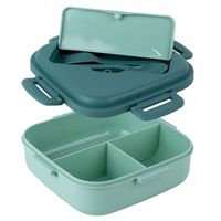 Lunchbox z przegrodkami sniadaniowka ze sztuccami 1100ml KITE