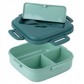Lunchbox z przegrodkami sniadaniowka ze sztuccami 1100ml KITE