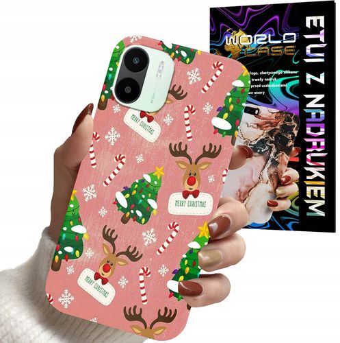 ETUI CASE DO XIAOMI REDMI A1 - ŚWIĄTECZNE WZORY NA ŚWIĘTA RENIFER CHOINKA na Arena.pl