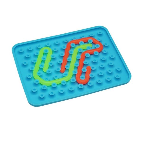 zabawka sensoryczna WigglyToy niebieski MAŁPISZON zdjęcie 1