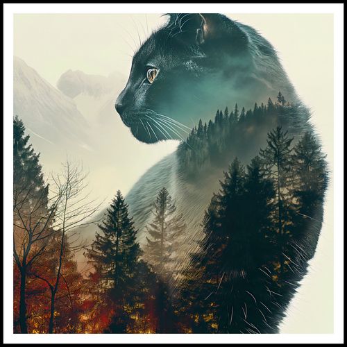 Plakat 100x100cm Koci Duch Lasu na Arena.pl
