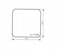 szyba boczna lewa prawa ciągnika C-360 kabina Kunów blaszanka czterdziestka