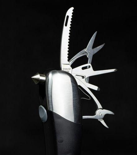 Niezbędnik kierowcy Multitool 8w1 + latarka na Arena.pl
