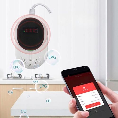 Czujnik Detektor Tlenku Węgla Czadu Gazu CERTYFIKOWANY LCD z WIFI na Arena.pl