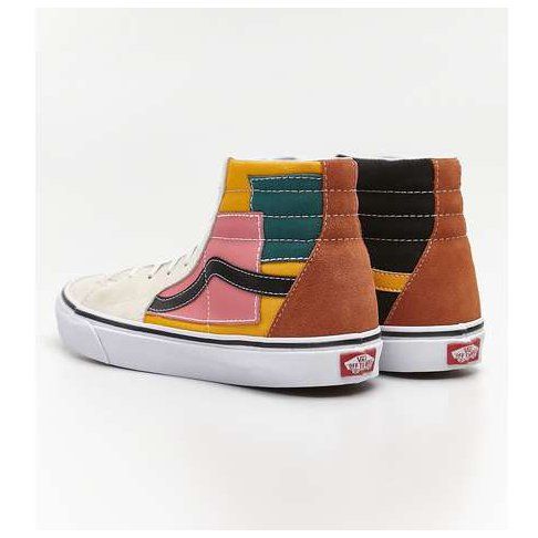 Sk8 Hi Vmf Patchwork Multi True White r.37 na Arena.pl