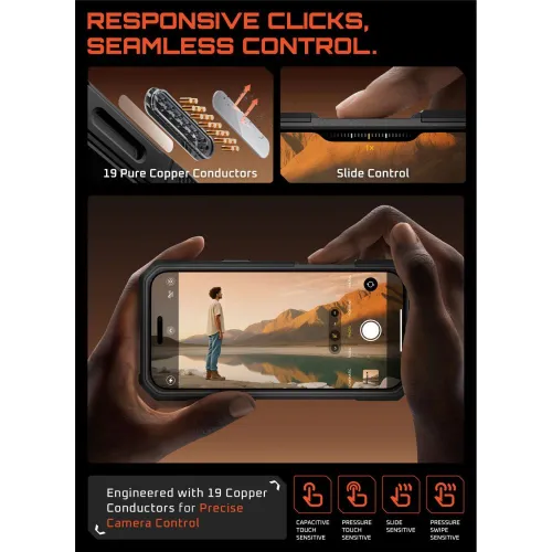 Etui Supcase UB Grip Pro Mag MagSafe na iPhone 17 Pro Max - czarne na Arena.pl