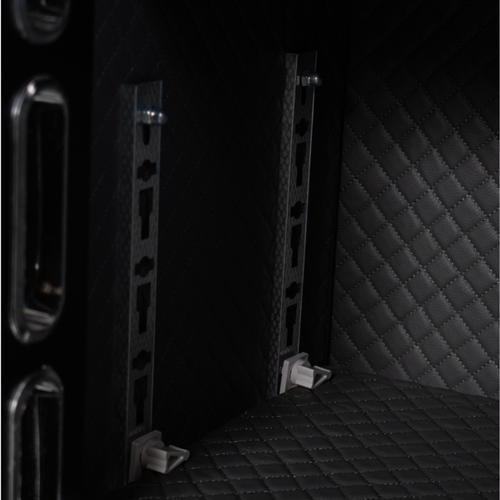 Pancerny Domowy Sejf z Zamkiem Elektronicznym i Kluczem 80x48x43 cm Czarny na Arena.pl