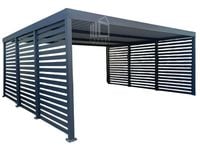 CarPort PREMIUM wiata samochodowa 6x6 dodatkowa zabudowa ID1034
