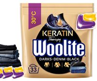 woolite żelowe kapsułki do prania z keratyną czerń, ciemne