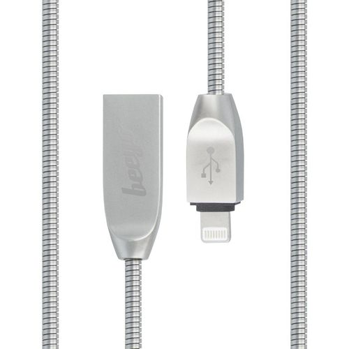 Beeyo Zinc kabel USB do iPhone srebrny na Arena.pl