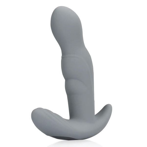 Rotating Prostate Stimulator With Remote Control - Gotham Grey zdjęcie 5