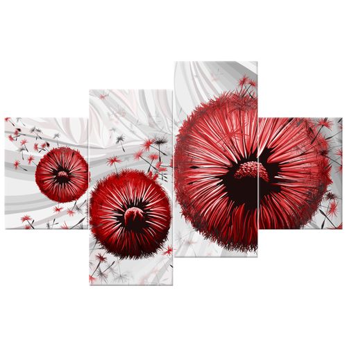 Obraz Płótno 120X80 Czerwone Dmuchawce 2 na Arena.pl