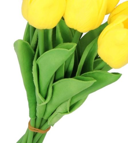 TULIPANY BUKIET TULIPANÓW GUMOWANE GUMOWE SILIKONOWE JAK ŻYWE na Arena.pl
