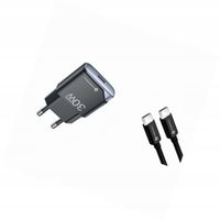 Ładowarka slim GaN 30W wejście USB-C z kablem 1,5m do Motorola Moto G04