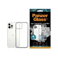 etui panzerglass clearcase na iphone 12 pro max - przezroczysto-srebrne