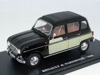 ATLAS RENAULT 4L Parisienne 1966 Black/Green 1:24