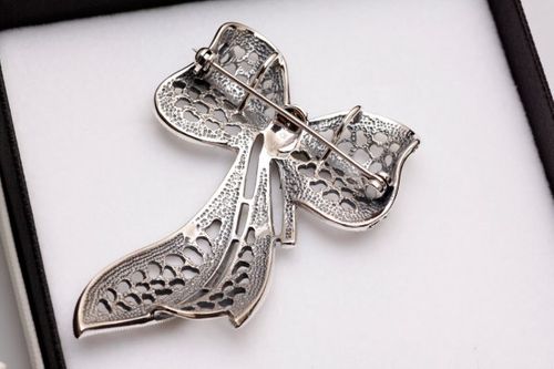 Srebrna broszka RDM4413 - Markazyty na Arena.pl
