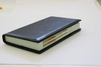 okładka kalendarza dziennego b-6 21b czarna kd-21b-40/cza/p