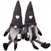 2x SKRZATY Świąteczne Krasnale Prezent MIKOŁAJ DUŻE GNOMY Ozdoba Świąteczna