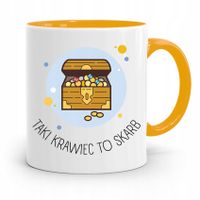 Kubek Żółty Dla Krawca Taki Krawiec To Skarb Z Nadrukiem Ze Zdjęciem