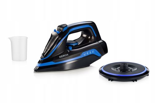 ŻELAZKO BEZPRZEWODOWE PAROWE KERCH ULTIMATE BLUE POWŁOKA CERAMICZNA 2600W na Arena.pl
