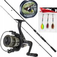 Spining X-FISH SPIN ONE na szczupaka 210 CM Wędka + Kołowrotek +