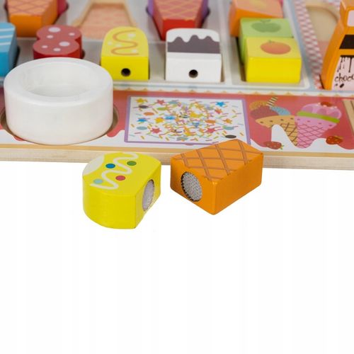 Lodziarnia Drewniana Lody Sklep Zestaw do Robienia Lodów na Rzep dla Dzieci na Arena.pl