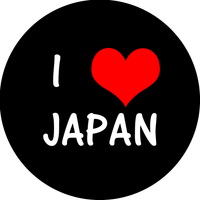Przypinka I ♥ JAPAN