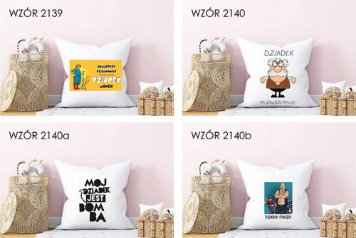 Poduszka z nadrukiem Prezent dla babci SUPER na Arena.pl
