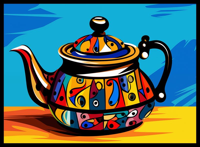 Plakat 55x40cm Może Herbatki? zdjęcie 2