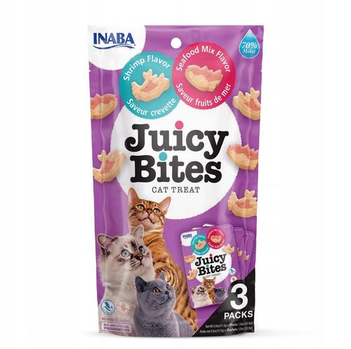 INABA CAT JUICY BITES Przysmaki dla Kota ZESTAW 5 SMAKÓW 5 opak. (3x11,3g) na Arena.pl