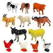 DLA DZIECI ZESTAW  FIGUR ZWIERZĄT GOSPODARSKICH