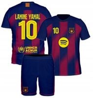 Strój Piłkarski Lamine Yamal Barcelona komplet koszulka spodenki 134