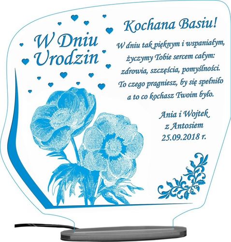 18 50 60 70 80 90 URODZINY STATUETKA PREZENT LED na Arena.pl