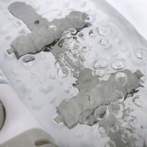 MASAŻER DO STÓP WODNY HYDROMASAŻER DO NÓG PODCZERWIEŃ 4 ROLKI 3 NASADKI na Arena.pl