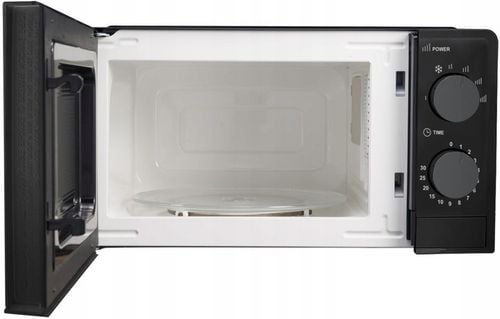 Mikrofalówka Kuchenka Mikrofalowa Prosta w Obsłudze Czarna 20 litrów na Arena.pl