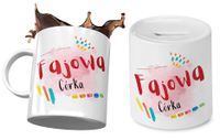 Dla Córki Zestaw Kubek + Skarbonka Na Prezent Z Nadrukiem Ze Zdjęciem
