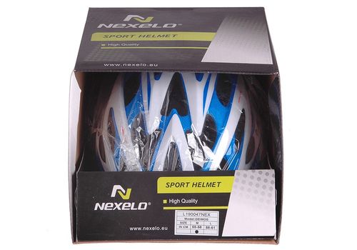 Kask DEIMOS NEXELO biało/niebieski  M na Arena.pl