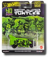 HOT WHEELS PREMIUM POP CULTURE ZÓŁWIE NINJA AUTO VOLKSWAGEN DRAG BUS HVJ46