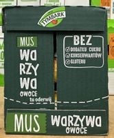 Tymbark Mus warzywa i owoce mango-dynia 100g - karton