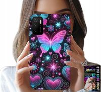 ETUI DO XIAOMI POCO M3 PRO 5G - KOLOROWY MOTYLEK SERCE MODNE WZORY CASE