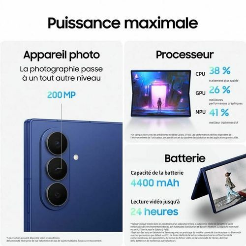 Smartfony Samsung Z FOLD 7 8" 12 GB RAM 256 GB Czarny na Arena.pl